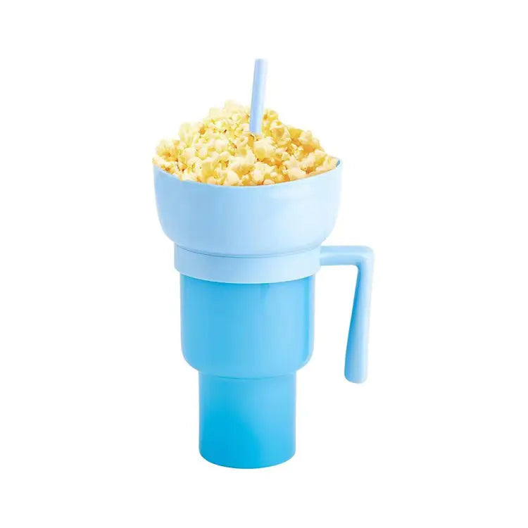 Creative Popcorn and Drink Cup Set for Couples