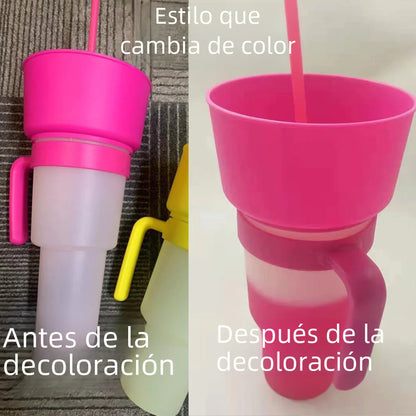 Creative Popcorn and Drink Cup Set for Couples