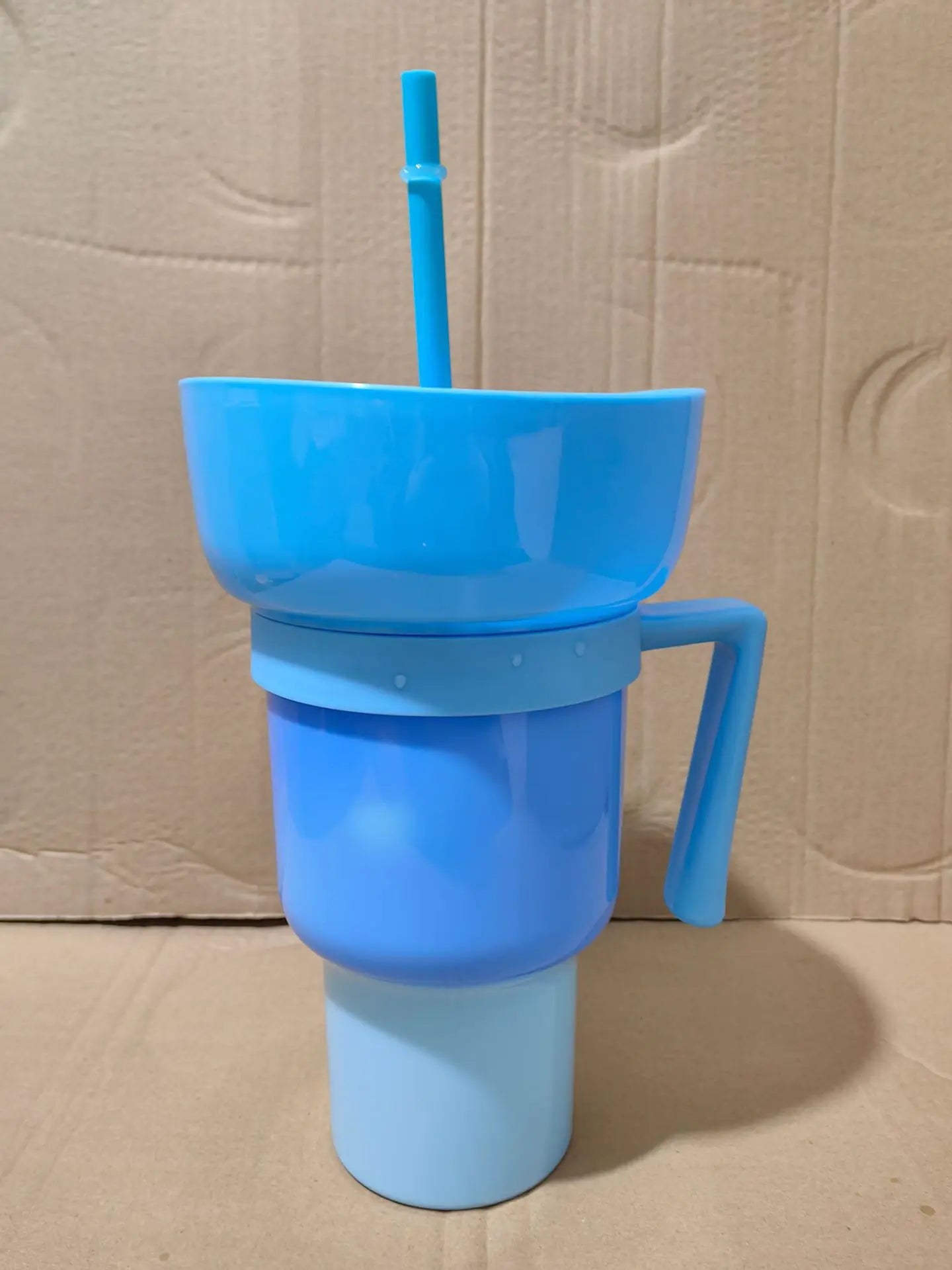 Creative Popcorn and Drink Cup Set for Couples