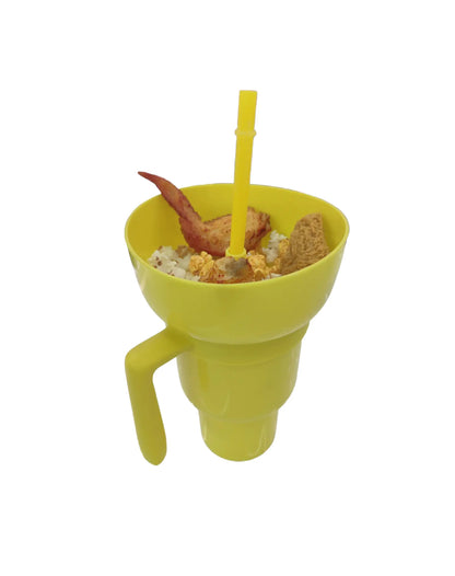 Creative Popcorn and Drink Cup Set for Couples