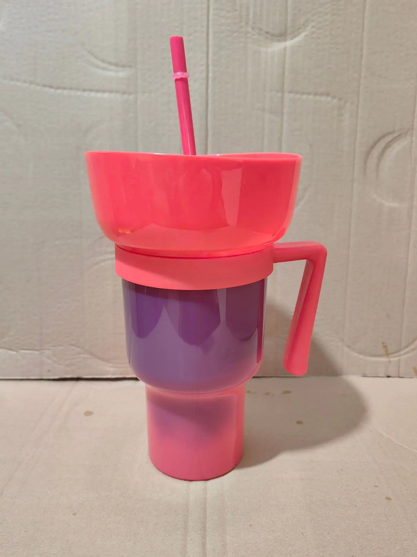 Creative Popcorn and Drink Cup Set for Couples