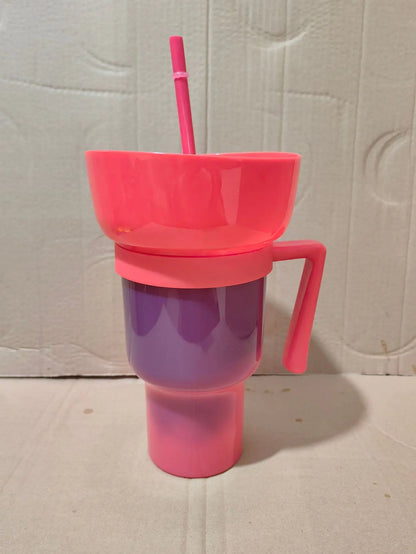 Creative Popcorn and Drink Cup Set for Couples