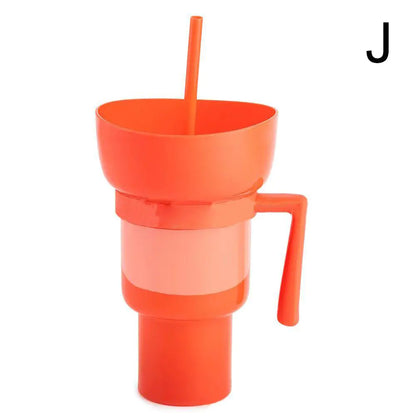 Creative Popcorn and Drink Cup Set for Couples