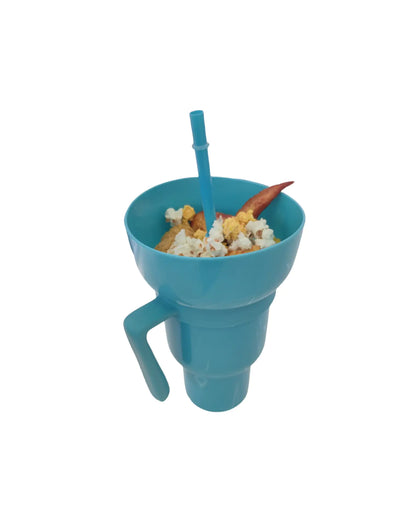 Creative Popcorn and Drink Cup Set for Couples