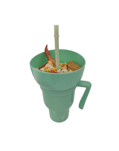 Creative Popcorn and Drink Cup Set for Couples