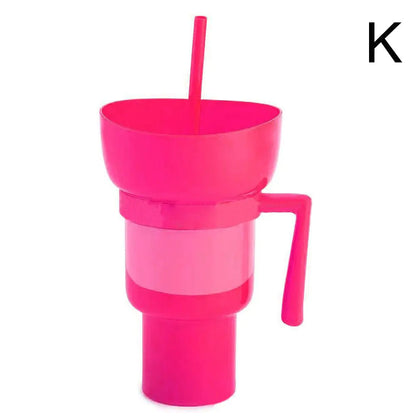 Creative Popcorn and Drink Cup Set for Couples